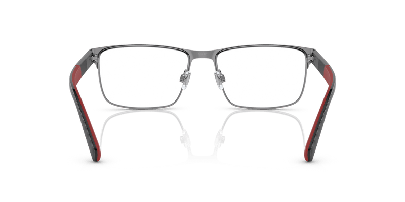 Polo Ralph Lauren PH1215 in Shiny Black/Gunmetal / Demo Lens - Back View