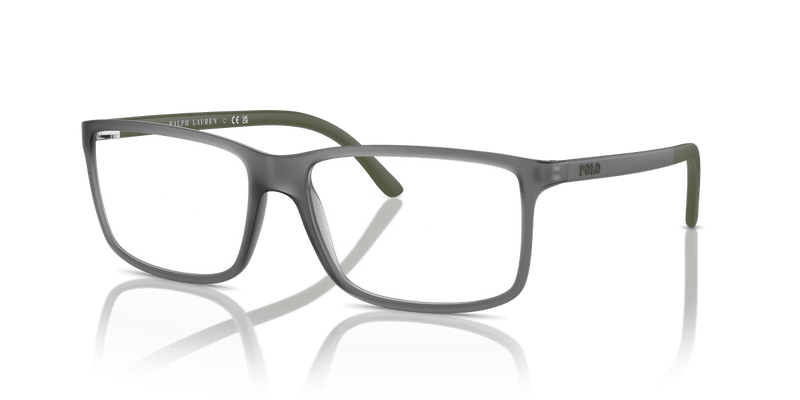 Polo Ralph Lauren PH2126 in Matte Transparent Grey / Demo Lens - Alternate View
