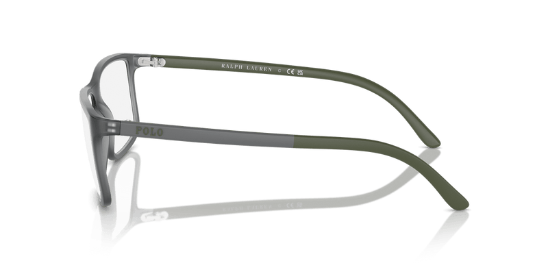 Polo Ralph Lauren PH2126 in Matte Transparent Grey / Demo Lens - Alternate View