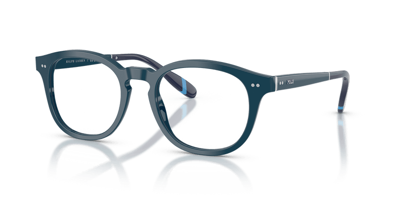 Polo Ralph Lauren PH2267 in Shiny Navy Blue / Demo Lens - Front View