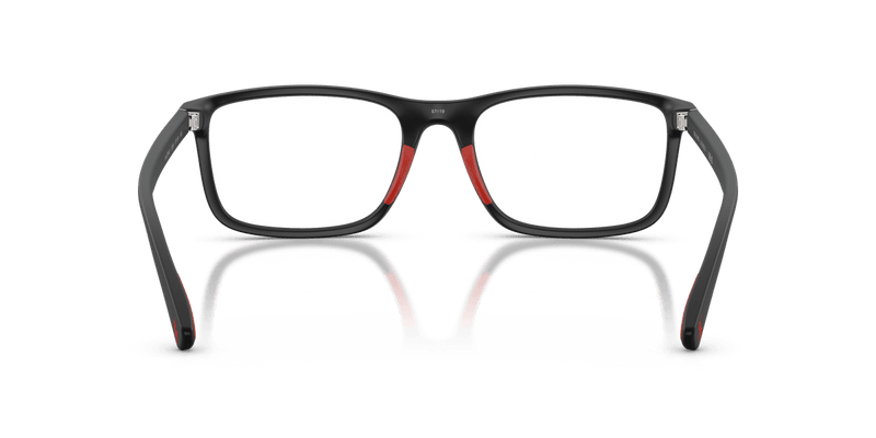 Polo Ralph Lauren PH2291U in Matte Black / Demo Lens - Back View
