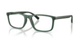 Matte Transparent Dark Green / Demo Lens