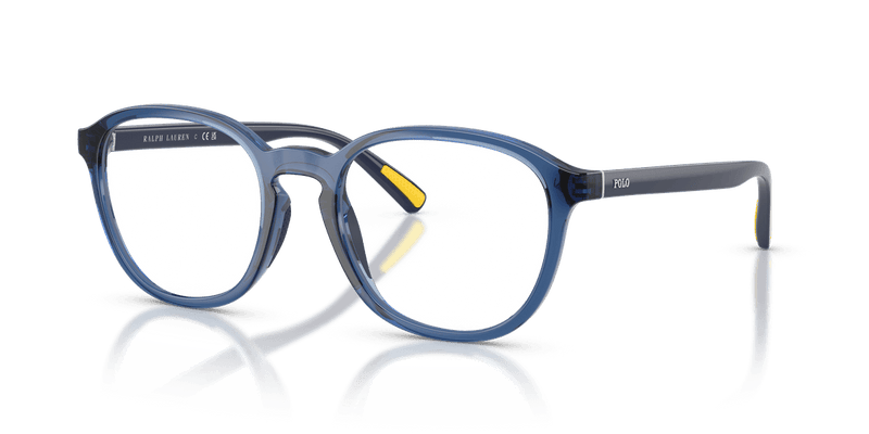 Polo Ralph Lauren PH2292U in Shiny Transparent Navy Blue / Demo Lens - Alternate View