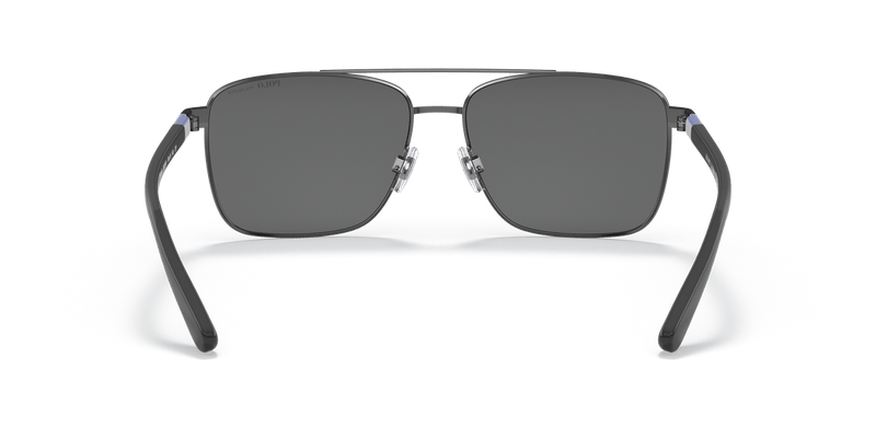 Polo Ralph Lauren PH3137 in Shiny Gunmetal / Polarized Grey - Back View