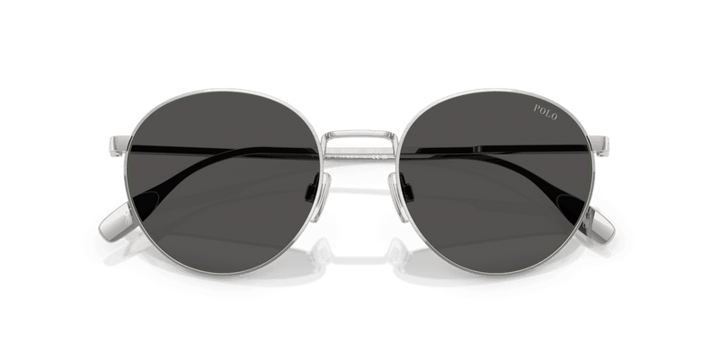 Polo Ralph Lauren PH3158 in Brushed Silver / Dark Grey (908887) - Side View