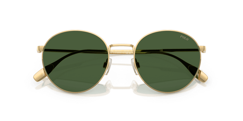Polo Ralph Lauren PH3158 in Shiny Gold / Bottle Green (941171) - Alternate View