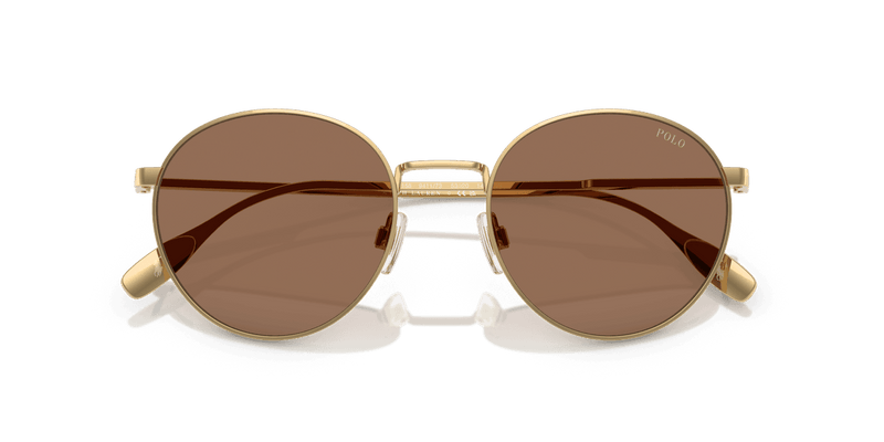 Polo Ralph Lauren PH3158 in Shiny Gold / Dark Brown (941173) - Alternate View