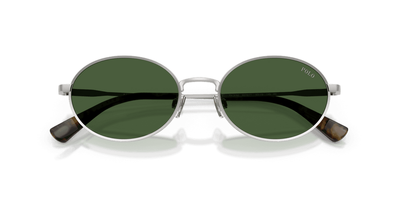 Polo Ralph Lauren PH3162 in Semishiny Silver / Bottle Green (931671) - Alternate View