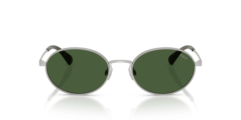 Polo Ralph Lauren PH3162 in Semishiny Silver / Bottle Green (931671) - Alternate View