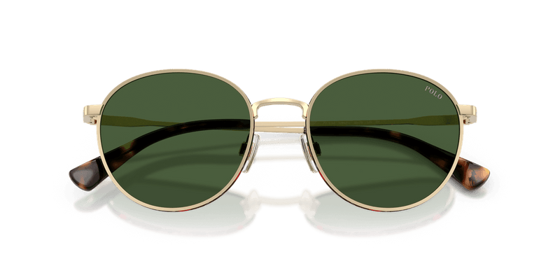 Polo Ralph Lauren PH3163 in Shiny Pale Gold / Bottle Green (928671) - Alternate View