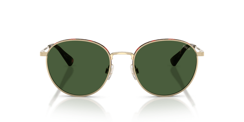 Polo Ralph Lauren PH3163 in Shiny Pale Gold / Bottle Green (928671) - Alternate View