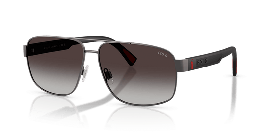 Semishiny Dark Gunmetal / Gradient Black (92158G)