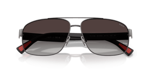 Semishiny Dark Gunmetal / Gradient Black (92158G)