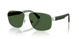 Semishiny Silver / Dark Green (931671)