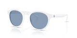 Shiny White / Light Blue (554472)