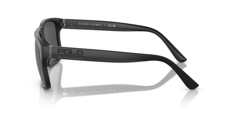 Polo Ralph Lauren PH4195U in Matte Black / Dark Grey - Side View