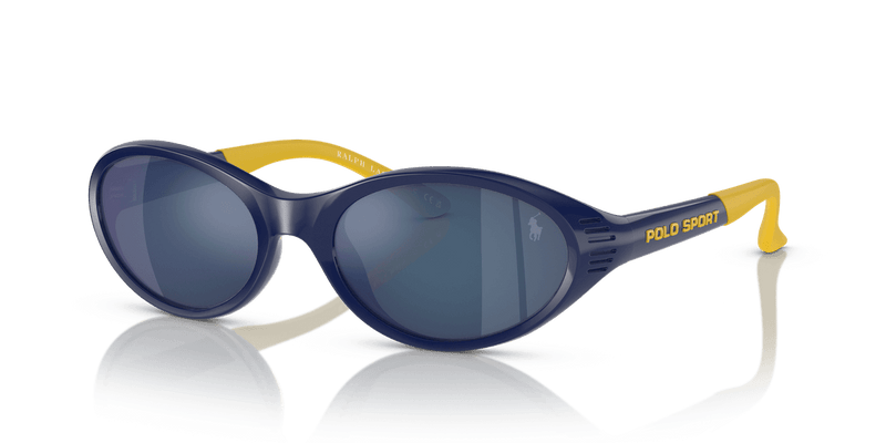 Polo Ralph Lauren PH4197U in Shiny Heritage Blue / Blue Mirror (588655) - Alternate View