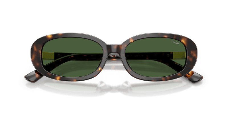 Polo Ralph Lauren PH4198U in Shiny Dark Havana / Bottle Green (500371) - Side View