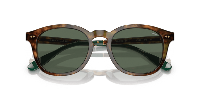 Polo Ralph Lauren PH4206 in Shiny Brown Tortoise / Bottle Green (501771) - Alternate View