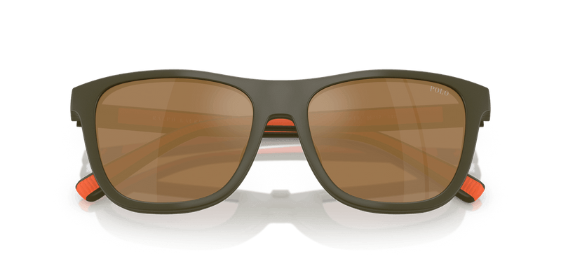 Polo Ralph Lauren PH4228U in Mattee Green Olive / Brown Mirror Bronze - Alternate View