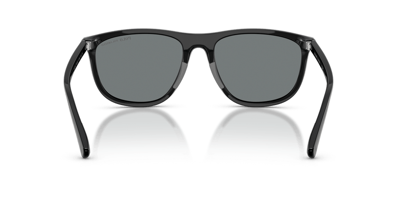 Polo Ralph Lauren PH4231U in Shiny Black / Mirror Grey - Back View