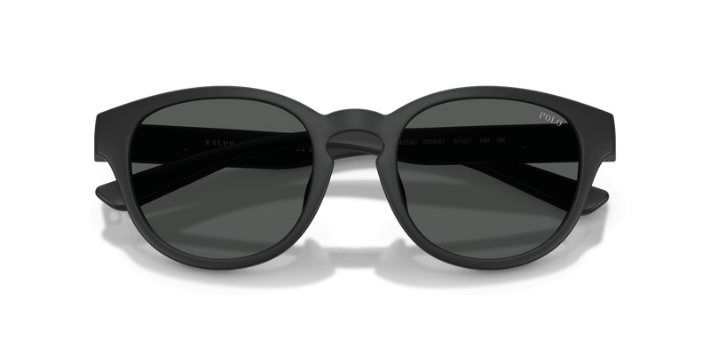 Polo Ralph Lauren PH4233U in Matte Black / Dark Grey (550487) - Side View