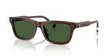 Shiny Transparent Brown / Dark Green (631571)