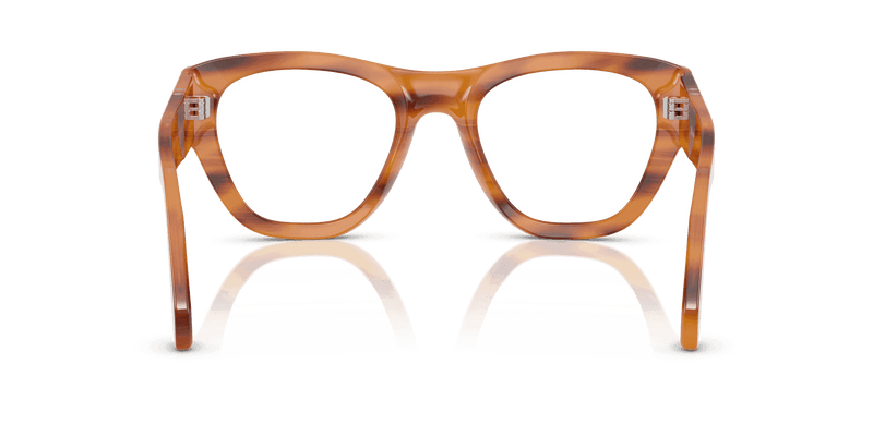 Persol PO0054V in Striped Brown / Clear (960) - Alternate View