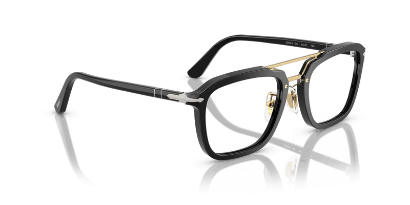 Persol PO0204V in Black / Clear - Temple Detail