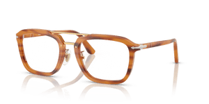 Striped Brown / Clear