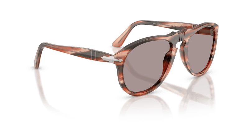 Persol PO0649 in Striped Red & Green / Violet (123353) - Alternate View