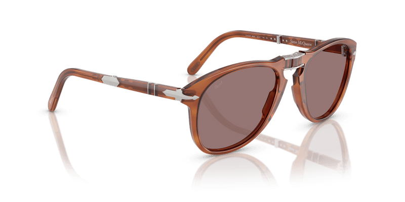 Persol STEVE MCQUEEN PO0714SM in Terra Di Siena / Violet - Temple Detail