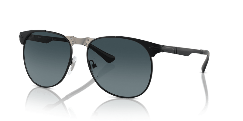 Persol PO1016S in Black / Polar Gradient Dark Blue (1130S3) - Front View
