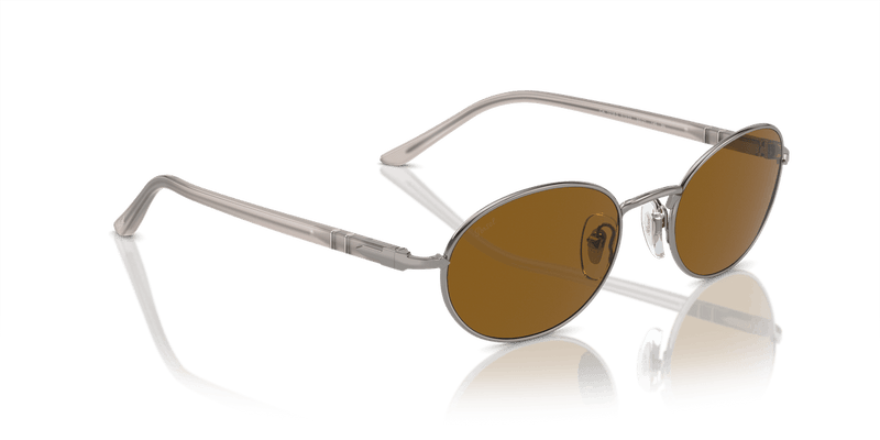 Persol IDA PO1018S in Gunmetal / Brown - Alternate View