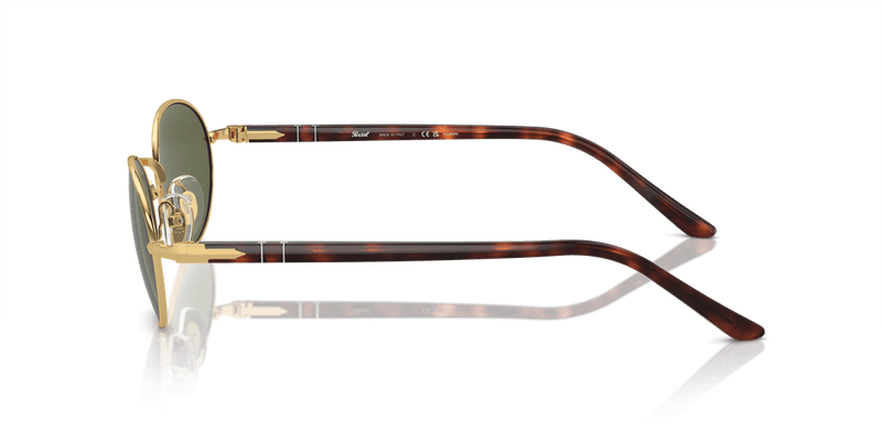 Persol IDA PO1018S in Gold / Polarized Green - Alternate View