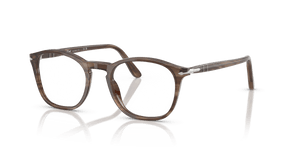 Striped Brown / Clear