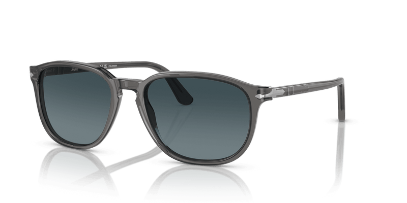 Persol PO3019S in Transparent Grey / Light Blue Gradient Dark Blue Polar (1196S3) - Front View
