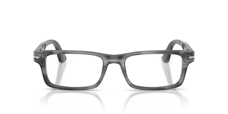 Persol PO3050V in Striped Grey / Clear (1192) - Alternate View