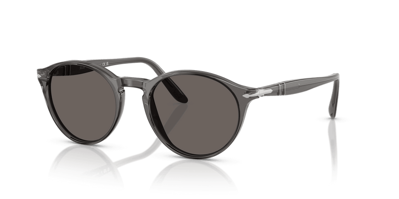Persol PO3092SM in Transparent Grey / Dark Grey (1196B1) - Front View