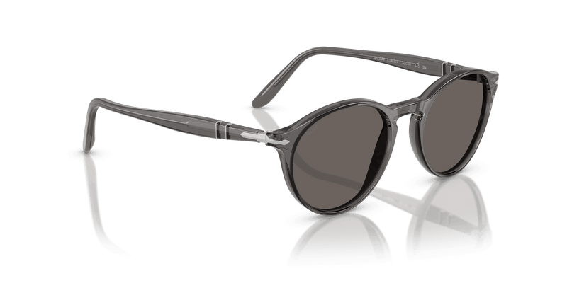 Persol PO3092SM in Transparent Grey / Dark Grey (1196B1) - Back View