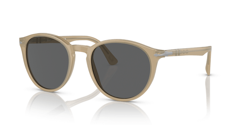 Persol PO3152S in Opal Beige / Dark Grey - Temple Detail