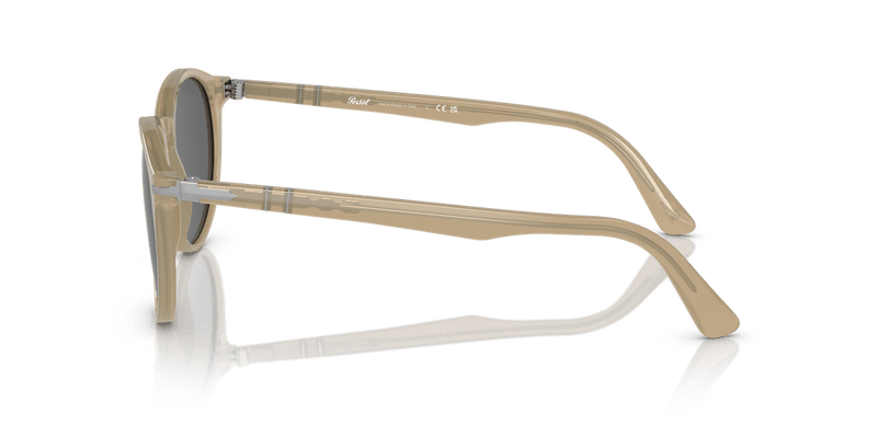 Persol PO3152S in Opal Beige / Dark Grey - Temple Detail