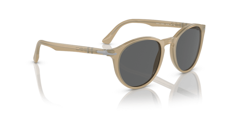 Persol PO3152S in Opal Beige / Dark Grey - Temple Detail