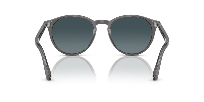 Persol PO3152S in Transparent Grey / Light Blue Gradient Dark Blue Polar - Temple Detail