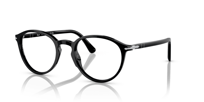 Persol PO3218V in Black / Clear - Alternate View