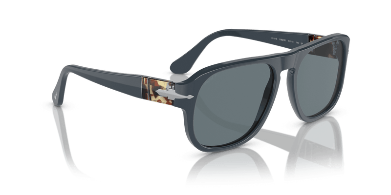 Persol JEAN PO3310S in Dusty Blue / Dark Blue Polarized (11893R) - Alternate View