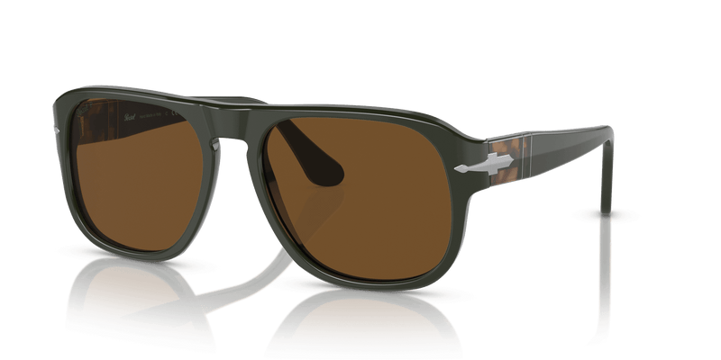Persol JEAN PO3310S in Matte Dark Green / Polarized Brown (119057) - Alternate View