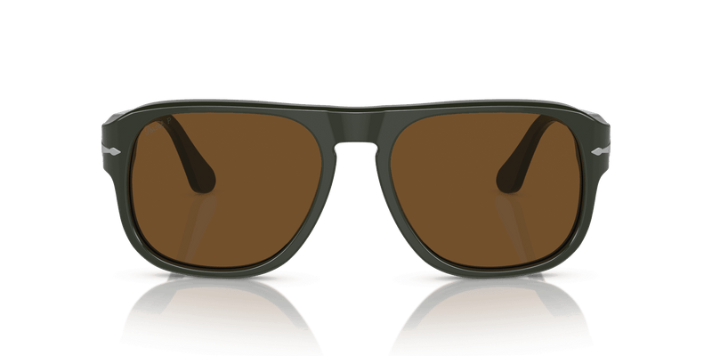 Persol JEAN PO3310S in Matte Dark Green / Polarized Brown (119057) - Alternate View