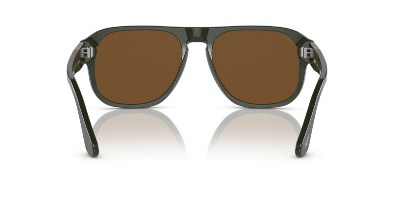 Persol JEAN PO3310S in Matte Dark Green / Polarized Brown (119057) - Alternate View