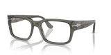 Transparent Taupe Gray / Clear
